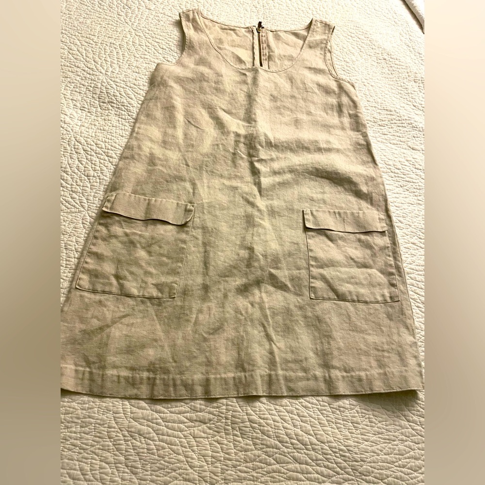 Source Unknown Beige Mini Dress